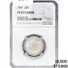 Image 1 : 1907 Barber Quarter NGC PF67 CAMEO