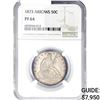 Image 1 : 1873 Arrows Seated Liberty Half Dollar NGC PF64