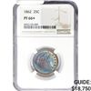 Image 1 : 1862 Seated Liberty Quarter NGC PF66+