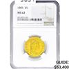 Image 1 : 1805 $5 Gold Half Eagle NGC MS62