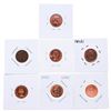 Image 2 : Grouping - 7 Canada One Cent Coins