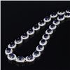 Image 2 : 40.89 ctw Blue Sapphire and 6.02 ctw Diamond 14K White Gold Necklace