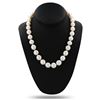 Image 1 : 11mm to 14mm South Sea Pearl 14K White Gold Necklace