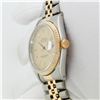 Image 6 : Rolex Mens Datejust 36 Champagne Linen Index Yellow Gold Fluted Wristwatch