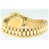Image 6 : Rolex Mens 18K Yellow Gold Day Date President Champagne Diamond Wristwatch