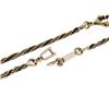 Image 7 : UNIQUE Vintage 18K Yellow Gold 20" Twisted & Open Bar Link Chain Necklace 16.08g