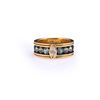 Image 1 : 18k Yellow Gold & Diamond Ring by Carlo Rici