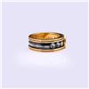 Image 3 : 18k Yellow Gold & Diamond Ring by Carlo Rici