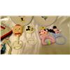 Image 3 : Vintage Disney Baby items – 4 Rattles, 1 Soother Holder, 1 Hat, 2 Needle Point Art