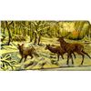 Image 2 : Deer Tapestry 37x19 inch