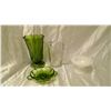 Image 4 : 4  - Vintage Glass, Heavy Green, Milk Glass, Pitcher Turning Purple