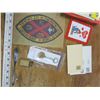 Image 3 : assorted collectibles - picture frames, book, keychain, money clip, etc.