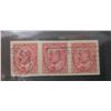 Image 2 : Canada 90 A king edward 7 issue VF used strip of 3, 1903 year imperf.