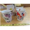 Image 1 : Valerie pfeiffer mug hummingbird canadian design and floral capilano mug