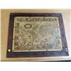 Image 1 : Very neat vintage nova totius terrarum orbis geographica ac hy drographica tabula wood mounted map p