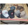 Image 7 : lot of collectibles - hats, plate, leather beeswax