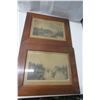 Image 1 : 2 vintage pictures in frames