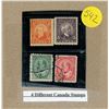 Image 1 : 4 different canada stamps