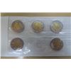 Image 2 : 1917 – 2017 100th Anniversary of the Battle of Vimy Ridge. Set of 5 Vimy Ridge Toonies, along with a