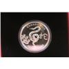 Image 2 : 2013 Lunar Calendar $15 Year of the Snake. 99.99% pure Silver. Proof with Ultra Heavy Cameo. Housed 