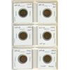 Image 1 : Lot of 6 Colony of Newfoundland Small Cents. Includes 1938, 1941c, 1942, 1943c, 1944c & 1947c. Coins