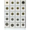 Image 2 : Lot of 20 coins from France. Includes 1856 5 Centimes from the reign of Emperor Napoleon II, plus mo