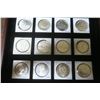 Image 2 : Lot of 12 Canadian Silver Dollars. Includes 1939 Royal Visit, 1949 Newfoundland, 1952 FWL, 1957 FWL,