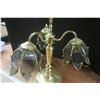 Image 2 : vintage glass flower lamp