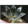 Image 4 : vintage glass flower lamp