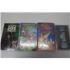 Image 1 : 4 Walt Disney VHS tapes - Aristocats, Beauty & the Beast, the Fox and The Hound and Mighty Joe Young