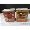 Image 1 : Pair of vintage tea tins
