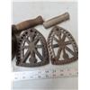 Image 2 : trivets and parts of iron