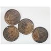 Image 6 : 2pks of US pennies - 1x 1915 US lincoln penny & 4 US Indian Head pennies