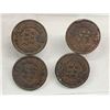 Image 7 : 2pks of US pennies - 1x 1915 US lincoln penny & 4 US Indian Head pennies