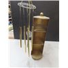 Image 1 : Jumbo brass chimes and metal stand