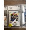 Image 3 : 3 Graded Hockey Cards 2x Connor McDavid and Sidney Crosby