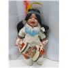 Image 3 : native american drummer girl doll