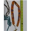 Image 4 : set of beaded vintage native american sash , necklaces