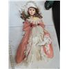 Image 1 : Porcelain bisque 22" doll without stand