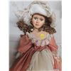 Image 2 : Porcelain bisque 22" doll without stand