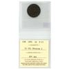 Image 2 : 1891 ICCS Graded. Canadian large 1 cent penny coin - F15