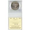Image 2 : 1939 ICCS Graded, Canadian "Parliament" silver dollar - MS63
