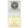 Image 2 : 1939 ICCS Graded, Canadian "Parliament" silver dollar - MS60