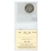 Image 3 : 1957 ICCS Graded, Canadian 25 cent silver coin - PL65