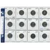 Image 1 : Sheet of 12 - 2001-2012 Canadian 25 cent coins - assorted