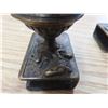 Image 3 : 2 antique candle holders horse and rider set