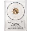 Image 2 : 2023 $5 American Gold Eagle Coin PCGS MS70 First Day of Issue