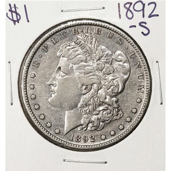 1892-S $1 Morgan Silver Dollar Coin
