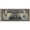 Image 1 : 1899 $2 Mini-Porthole Silver Certificate Note
