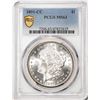 Image 1 : 1891-CC $1 Morgan Silver Dollar Coin PCGS MS63